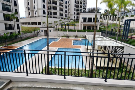Área comum - Piscina de apartamento à venda com 2 quartos, 91m² em Bairro das Palmeiras, Campinas