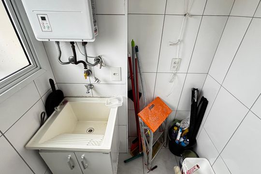 Área de Serviço de apartamento para alugar com 2 quartos, 67m² em Vila Valparaíso, Santo André