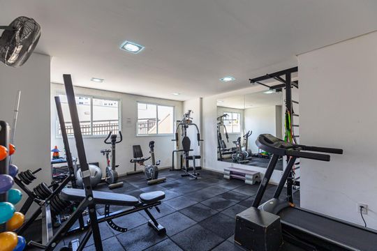 Academia de apartamento para alugar com 2 quartos, 67m² em Vila Valparaíso, Santo André