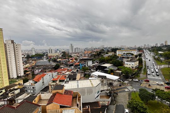 Quarto Vista de apartamento para alugar com 2 quartos, 67m² em Vila Valparaíso, Santo André