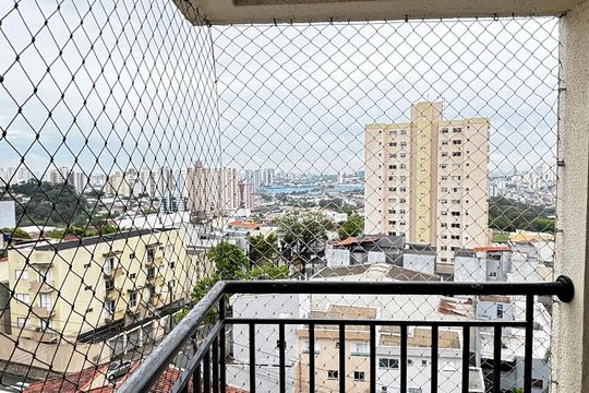 Sala - Sala de Jantar Varanda de apartamento para alugar com 2 quartos, 67m² em Vila Valparaíso, Santo André