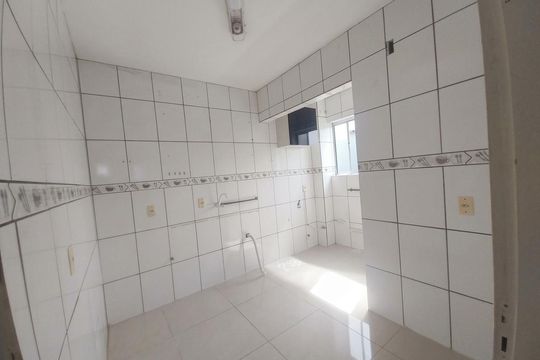 Cozinha de apartamento à venda com 2 quartos, 44m² em Rondônia, Novo Hamburgo