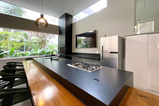 Área comum de apartamento à venda com 3 quartos, 104m² em Funcionários, Belo Horizonte