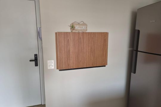 Cozinha de apartamento à venda com 1 quarto, 46m² em Cidade Baixa, Porto Alegre