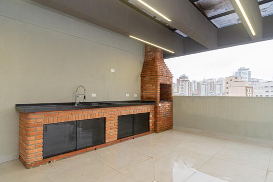 Área comum - Churrasqueira de apartamento para alugar com 1 quarto, 28m² em Bela Vista, São Paulo
