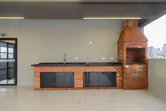 Área comum - Churrasqueira de apartamento à venda com 1 quarto, 28m² em Bela Vista, São Paulo
