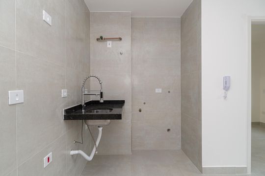 Cozinha de apartamento para alugar com 1 quarto, 28m² em Bela Vista, São Paulo
