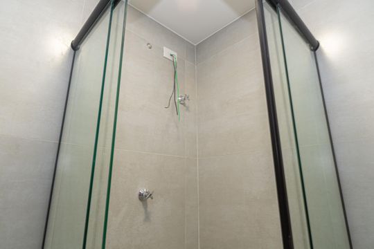 Banheiro da Suíte de apartamento para alugar com 1 quarto, 28m² em Bela Vista, São Paulo