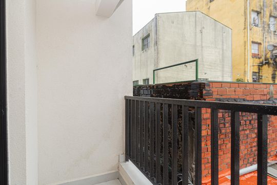 Varanda da Sala de apartamento para alugar com 1 quarto, 28m² em Bela Vista, São Paulo
