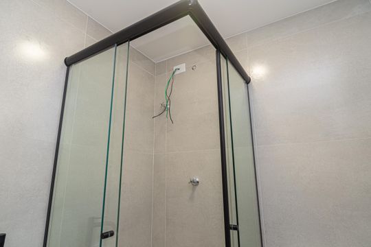 Banheiro da Suíte de apartamento para alugar com 1 quarto, 28m² em Bela Vista, São Paulo