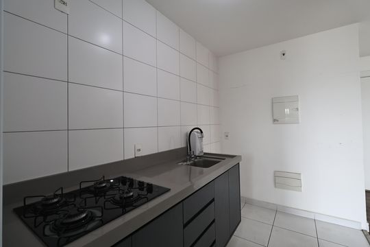 Cozinha  de apartamento à venda com 2 quartos, 68m² em Campestre, Santo André