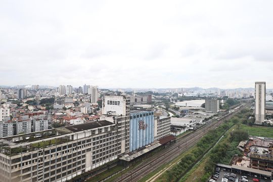 Vista da Suíte de apartamento à venda com 2 quartos, 68m² em Campestre, Santo André