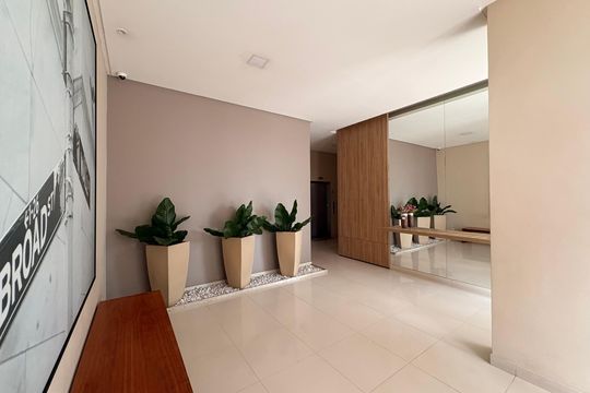 Hall social de apartamento à venda com 2 quartos, 68m² em Campestre, Santo André