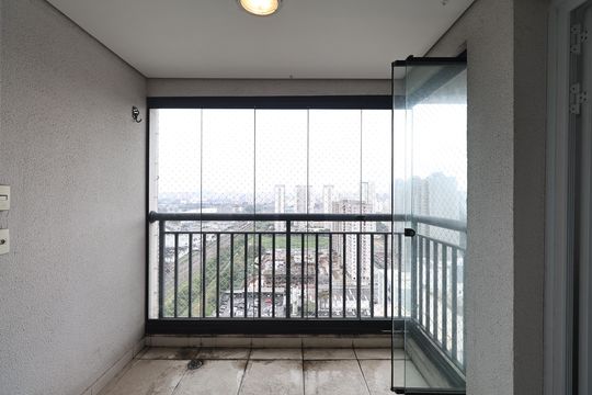 Sacada  de apartamento à venda com 2 quartos, 68m² em Campestre, Santo André