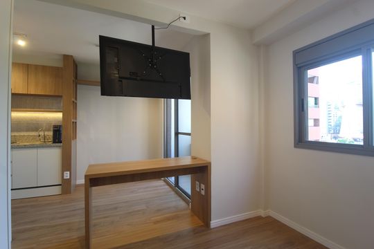Quarto Suíte de apartamento para alugar com 1 quarto, 25m² em Vila Nova Conceição, São Paulo
