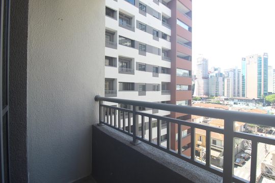 Varanda de apartamento para alugar com 1 quarto, 25m² em Vila Nova Conceição, São Paulo