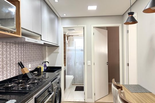 Cozinha e Área de Serviço de apartamento à venda com 2 quartos, 36m² em Vila Pirituba, São Paulo