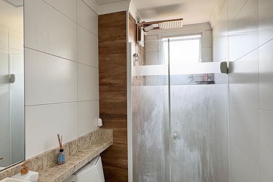 Banheiro de apartamento à venda com 2 quartos, 36m² em Vila Pirituba, São Paulo