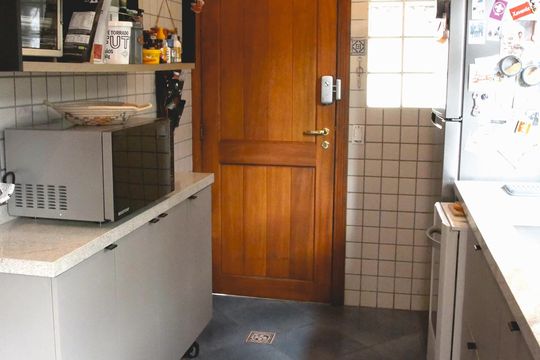 Detalhe da cozinha de casa para alugar com 1 quarto, 162m² em Vila Anhanguera, São Paulo