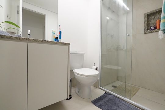 Banheiro de apartamento para alugar com 3 quartos, 83m² em Vila Mariana, São Paulo