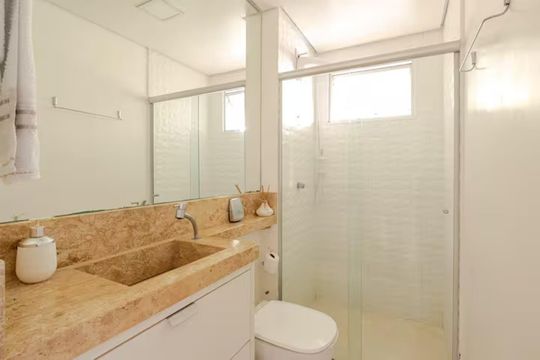Banheiro de apartamento para alugar com 3 quartos, 75m² em Morumbi, Piracicaba