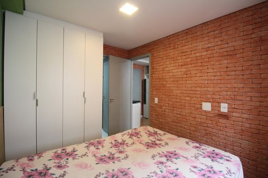 Suíte de apartamento para alugar com 1 quarto, 24m² em Panamby, São Paulo