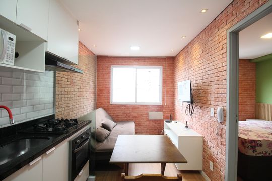 Apartamento para alugar com 1 quarto, 24m² em Panamby, São Paulo