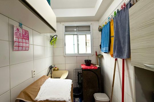 Cozinha e Área de Serviço de apartamento à venda com 1 quarto, 43m² em Parque Nações Unidas, São Paulo