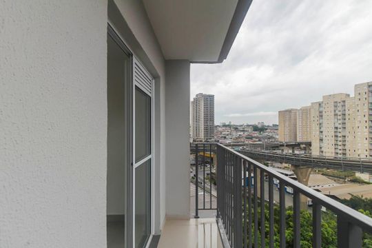 Varanda da Sala de apartamento para alugar com 2 quartos, 41m² em Vila Independencia, São Paulo