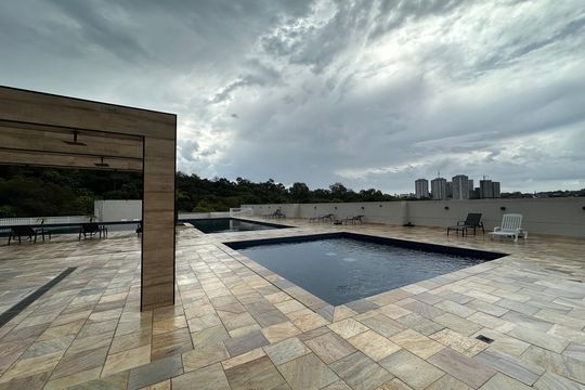 Área comum - Piscina de apartamento para alugar com 1 quarto, 54m² em Jardim Maria Helena, Barueri