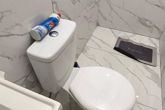 Banheiro de casa para alugar com 1 quarto, 65m² em Belmonte, Belo Horizonte