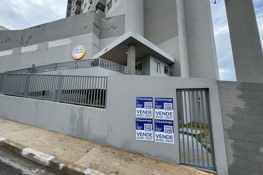 Fachada com PLACA GRANDE de apartamento à venda com 2 quartos, 36m² em Santa Maria, Osasco