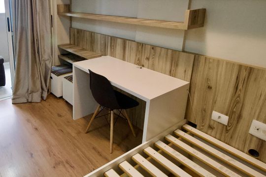 Sala de apartamento para alugar com 1 quarto, 33m² em Centro, Curitiba