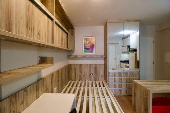 Quarto de apartamento para alugar com 1 quarto, 33m² em Centro, Curitiba
