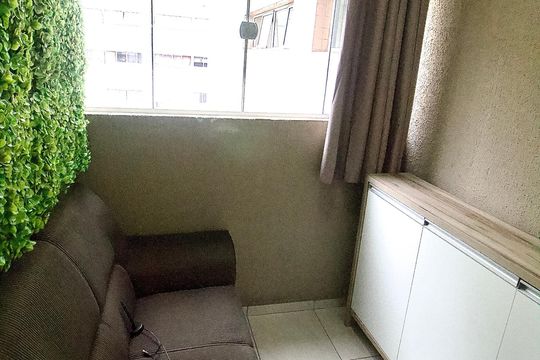 Sacada de apartamento para alugar com 1 quarto, 33m² em Centro, Curitiba