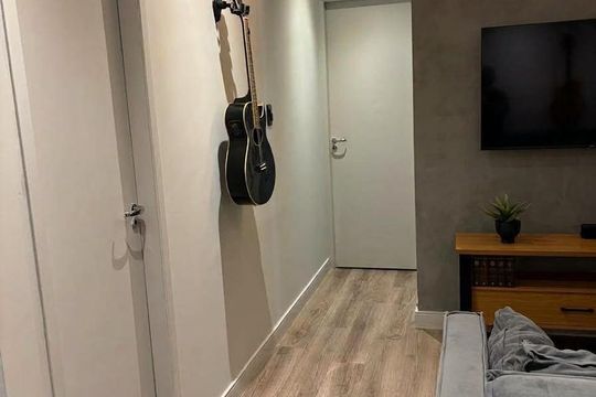 Sala de apartamento para alugar com 2 quartos, 60m² em Campestre, São Caetano do Sul