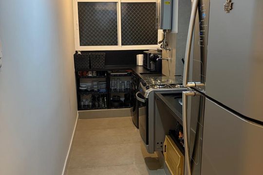 Cozinha de apartamento para alugar com 2 quartos, 60m² em Campestre, São Caetano do Sul