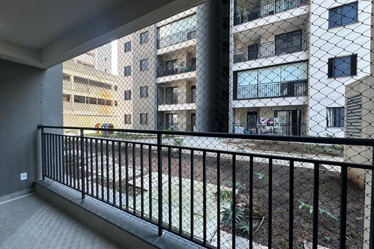 Varanda da Sala de apartamento para alugar com 2 quartos, 59m² em Votupoca, Barueri