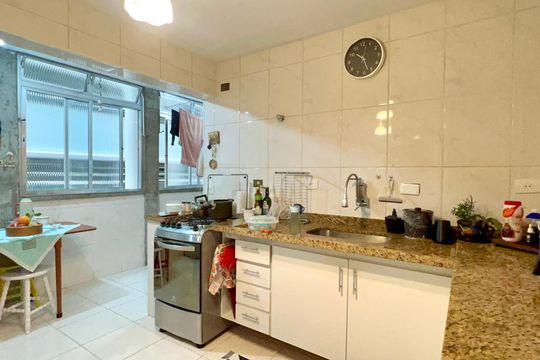 Cozinha de apartamento à venda com 3 quartos, 117m² em Jardim Paulista, São Paulo