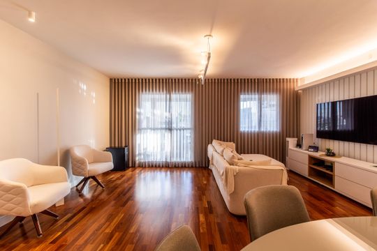 Sala de apartamento à venda com 3 quartos, 119m² em Mooca, São Paulo