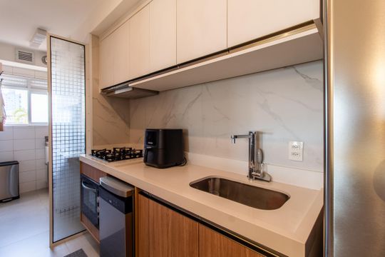 Cozinha de apartamento à venda com 3 quartos, 119m² em Mooca, São Paulo