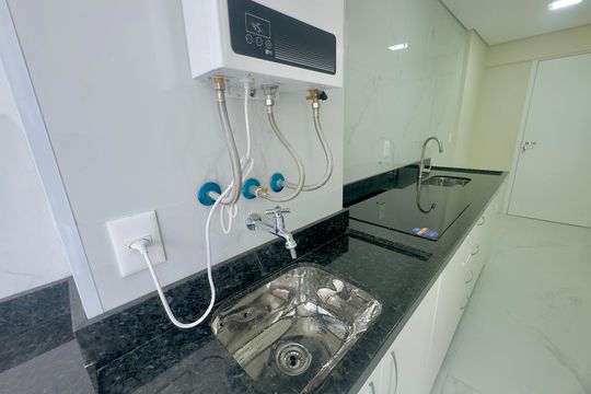 Área de Serviço de kitnet/studio para alugar com 1 quarto, 32m² em Picanço, Guarulhos