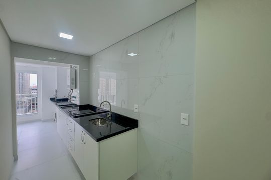 Cozinha de kitnet/studio para alugar com 1 quarto, 32m² em Picanço, Guarulhos