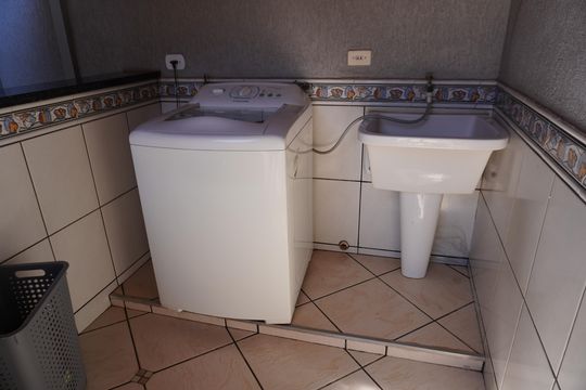 Quintal de casa para alugar com 2 quartos, 163m² em Parque Novo Mundo, Americana