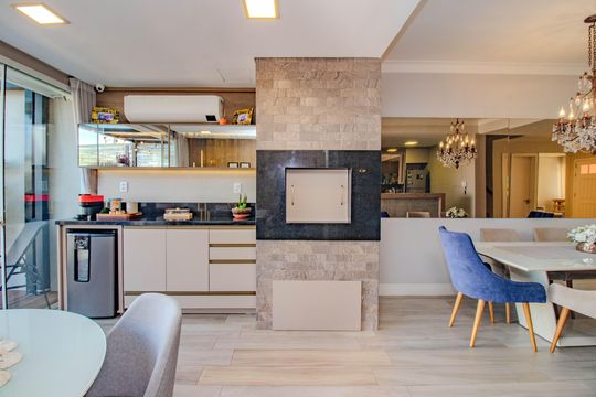 Espaço Gourmet de casa à venda com 3 quartos, 180m² em Jardim Itu, Porto Alegre