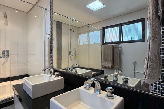Suíte 1 Banheiro de apartamento à venda com 4 quartos, 240m² em Centro, São Bernardo do Campo