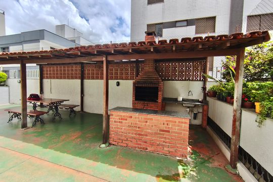 Área comum - Churrasqueira de apartamento à venda com 2 quartos, 75m² em Gutierrez, Belo Horizonte