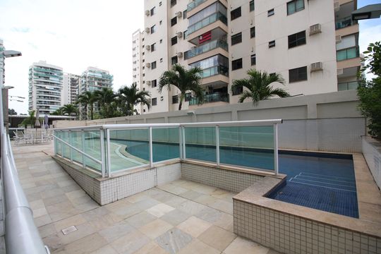Área comum - Piscina de apartamento para alugar com 2 quartos, 80m² em Barra Olímpica, Rio de Janeiro