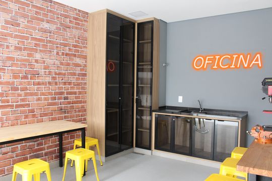 Área comum de apartamento para alugar com 1 quarto, 30m² em Vila das Bandeiras, Guarulhos