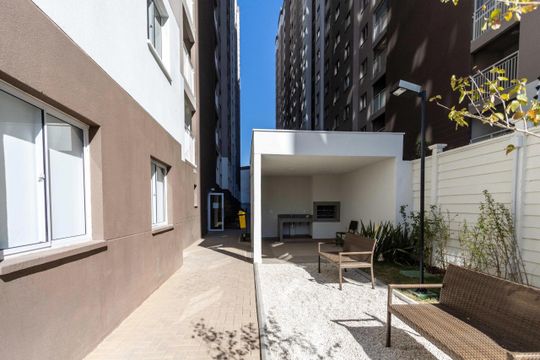 Área comum - Churrasqueira de apartamento para alugar com 2 quartos, 35m² em Parque Industrial Tomas Edson, São Paulo